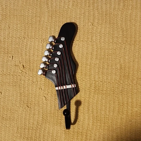 Guitar Headstock Wall Hooks Set Of 3 - Picture 4 of 15